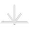 Ekena Millwork Kennewick Architectural Grade PVC Gable Bracket, 60"W x 40"H x 4"D x 4"F, 16/12 Pitch GBP060X40X0404KEN00 - alternate 2